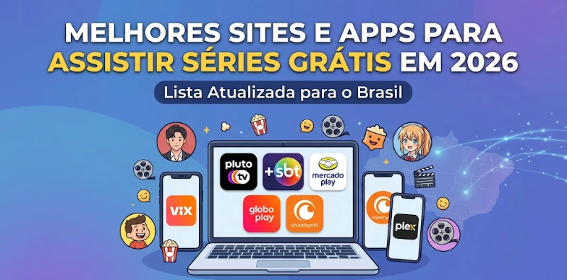 Melhores Sites e Apps para Assistir
Séries Grátis em 2026