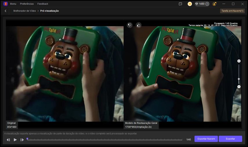 previsulizar o video no hitpaw vikpea