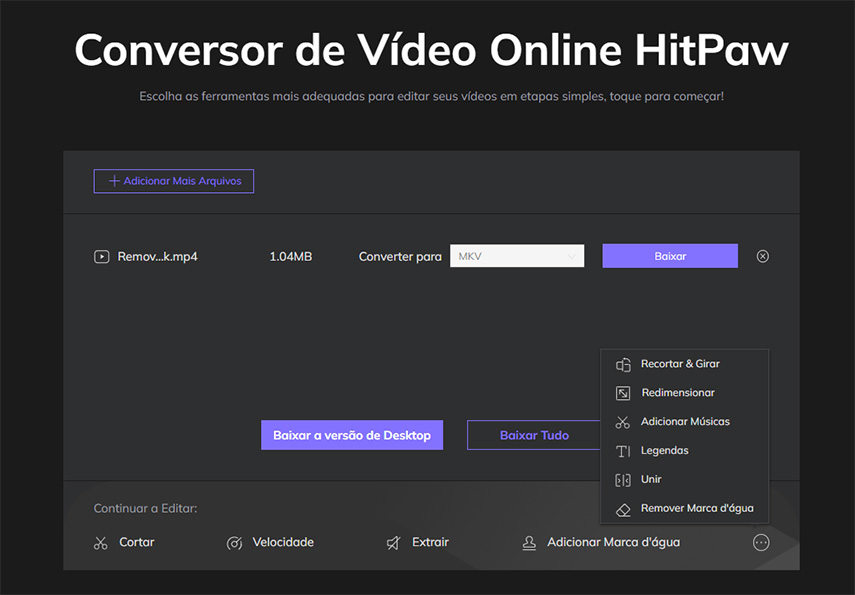 vlc converter mkv para mp4