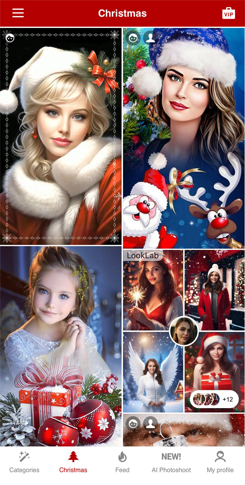 crie fotos de natal com ia