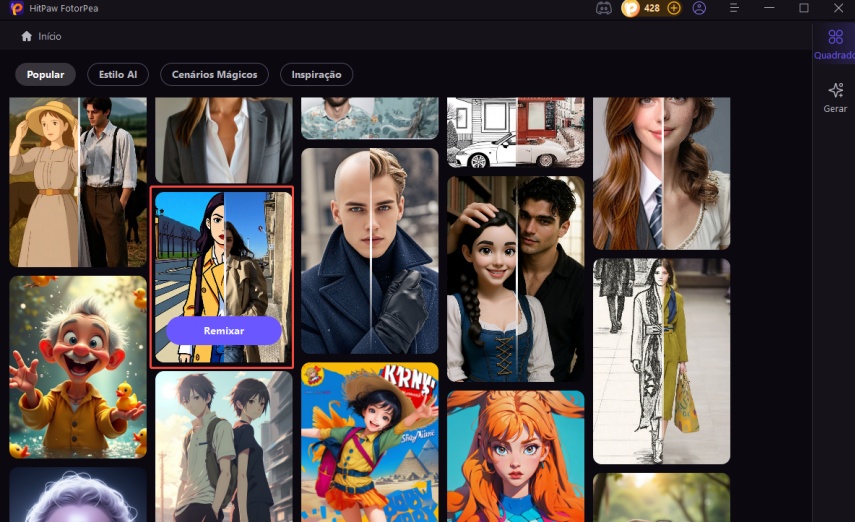 criação de arte de imagem para imagem