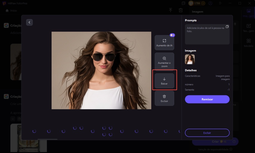 como adicionar óculos a uma foto