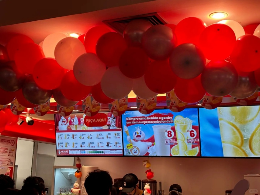 mixue loja em brasil