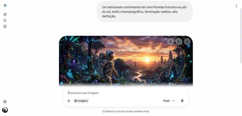 Criação de imagens sequenciais para animação com IA