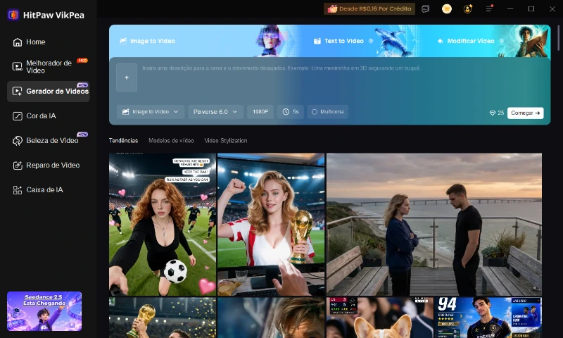 Download do vídeo criado pelo Google Flow com inteligência artificial