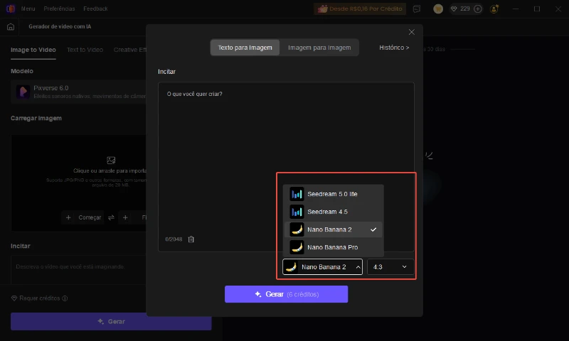 Função Imagem para Vídeo do HitPaw VikPea