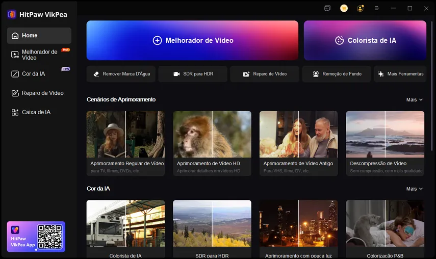 adicionar vídeo gerado por ia no hitpaw vikpea