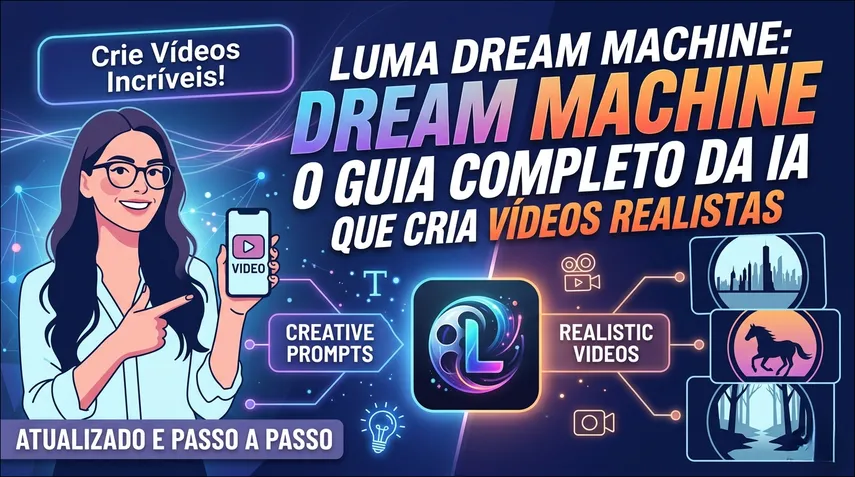 Guia completo do Luma Dream Machine para vídeos realistas com IA