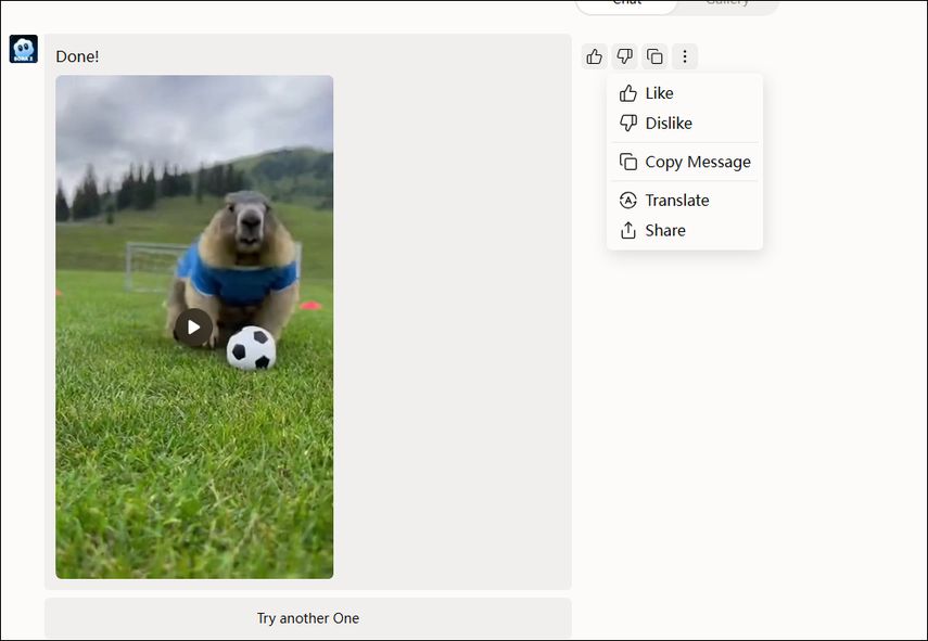 Botão Save Video no MyShell