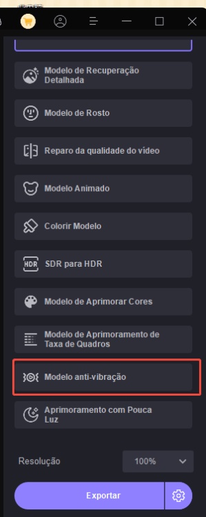 foto de escolha do modelo de aprimoramento de IA