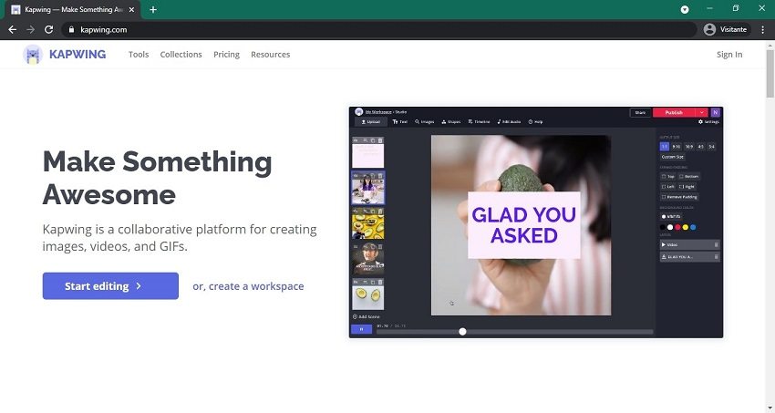 colocar marca d'agua em video online