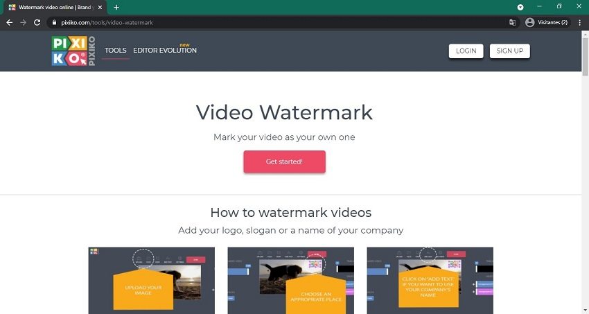 colocar marca d'agua em video