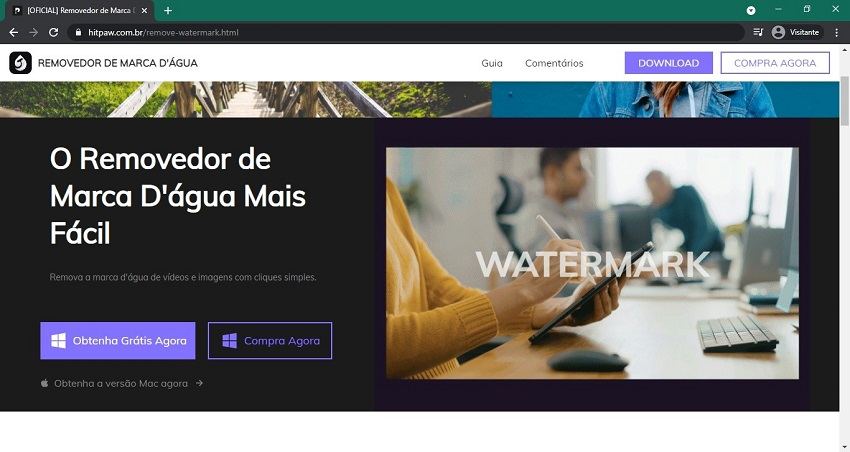 colocar marca d'agua em video