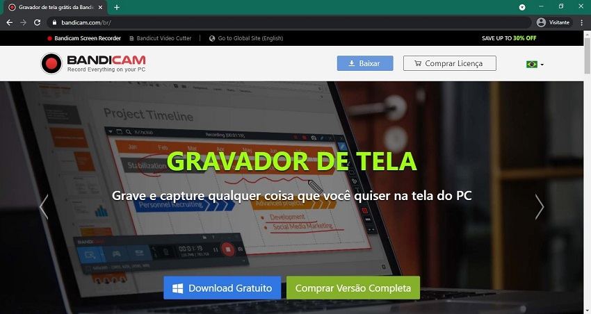 software para gravar webcam