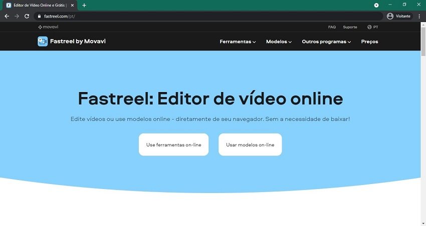 Editor gratuito para juntar vídeos