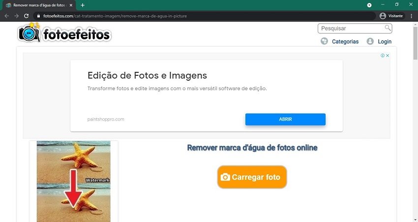 programa para remover marca d'agua de fotos