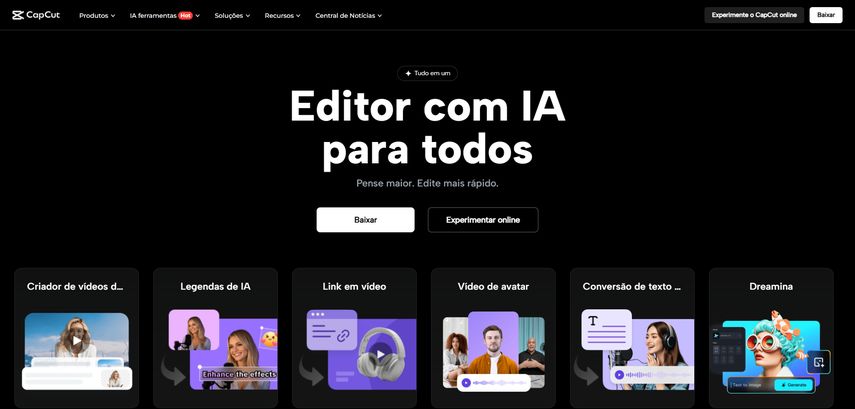 baixe e instale o capcut pro grátis