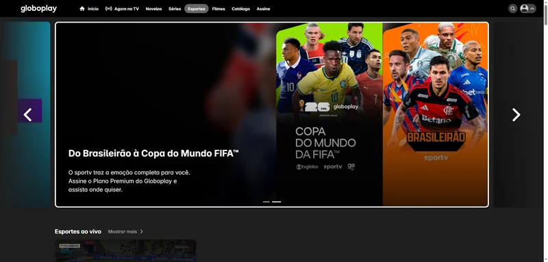 GE TV para assistir futebol online grátis em 2026