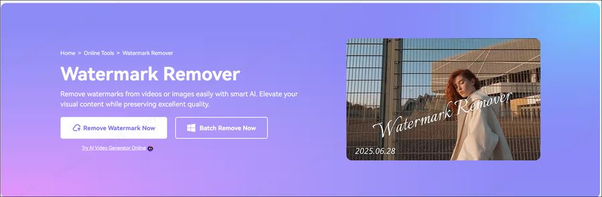 Media.io Watermark Remover Online