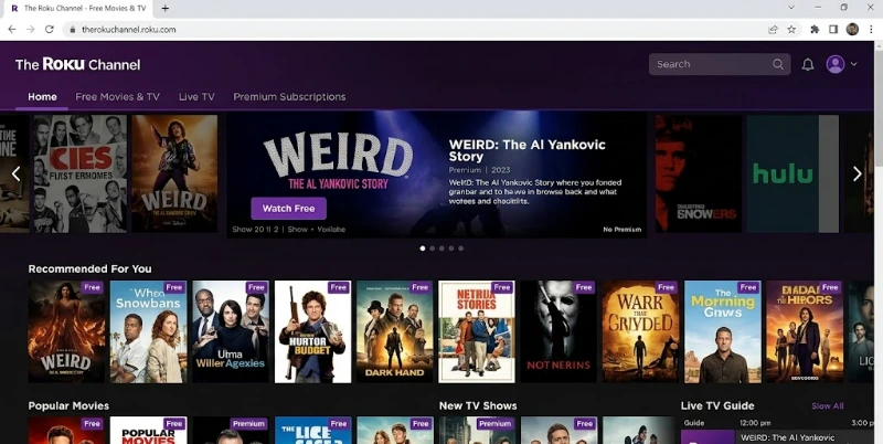 Roku Channel — filmes, séries e documentários gratuitos para Smart TV