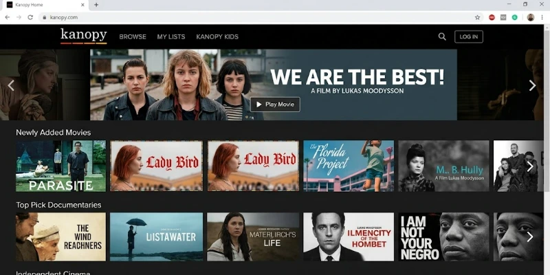 Kanopy — streaming gratuito de conteúdo educativo e cultural via biblioteca