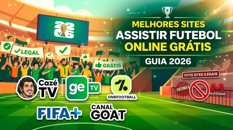 Melhores sites para assistir futebol online grátis em 2026