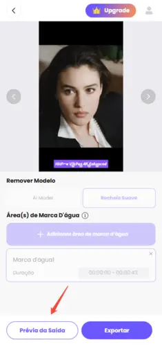 Visualizar e exportar o vídeo sem marca d'água pelo celular