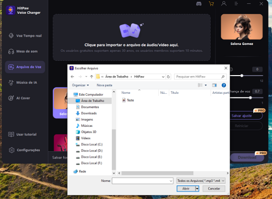 muda voz com efeitos